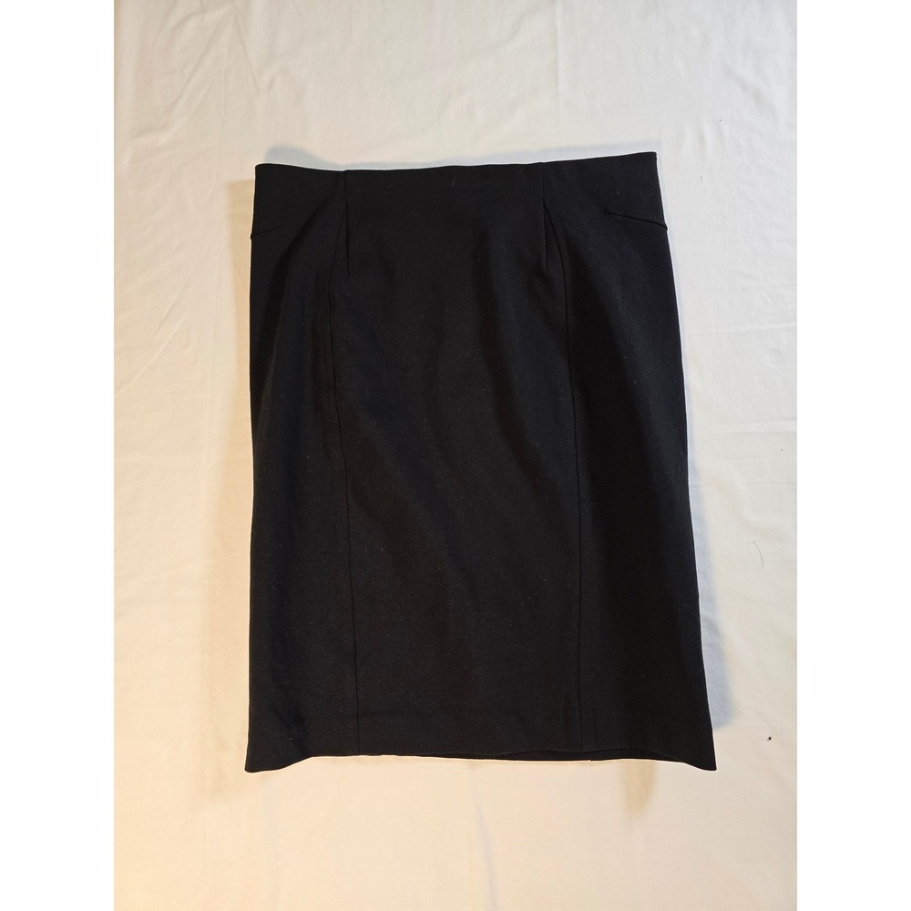 Ann‎ Taylor Black Pencil Skirt Womens Size 8 Professional Workwear 52-312410